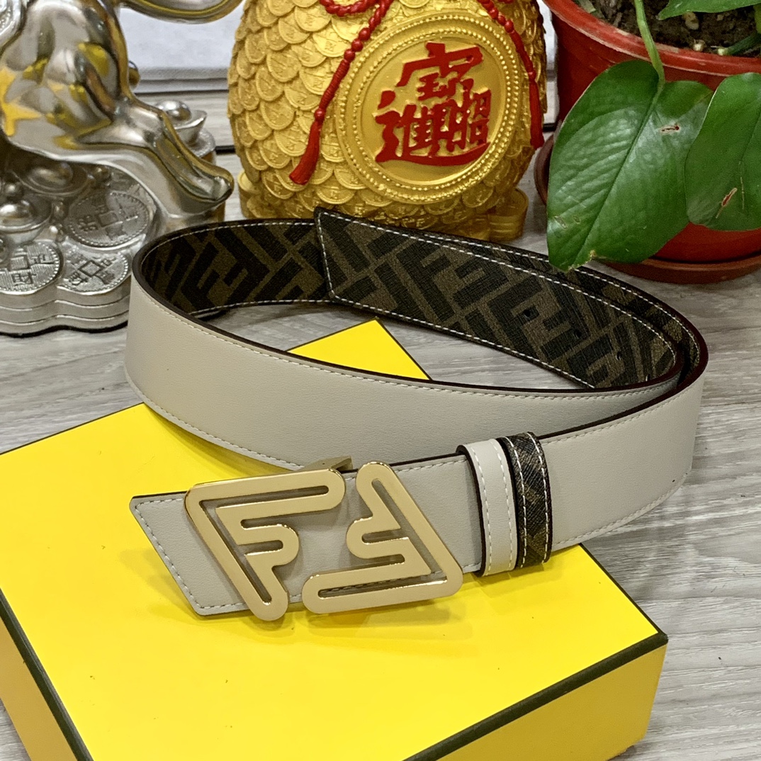 FENDI芬迪专柜同款宽4.0CM双