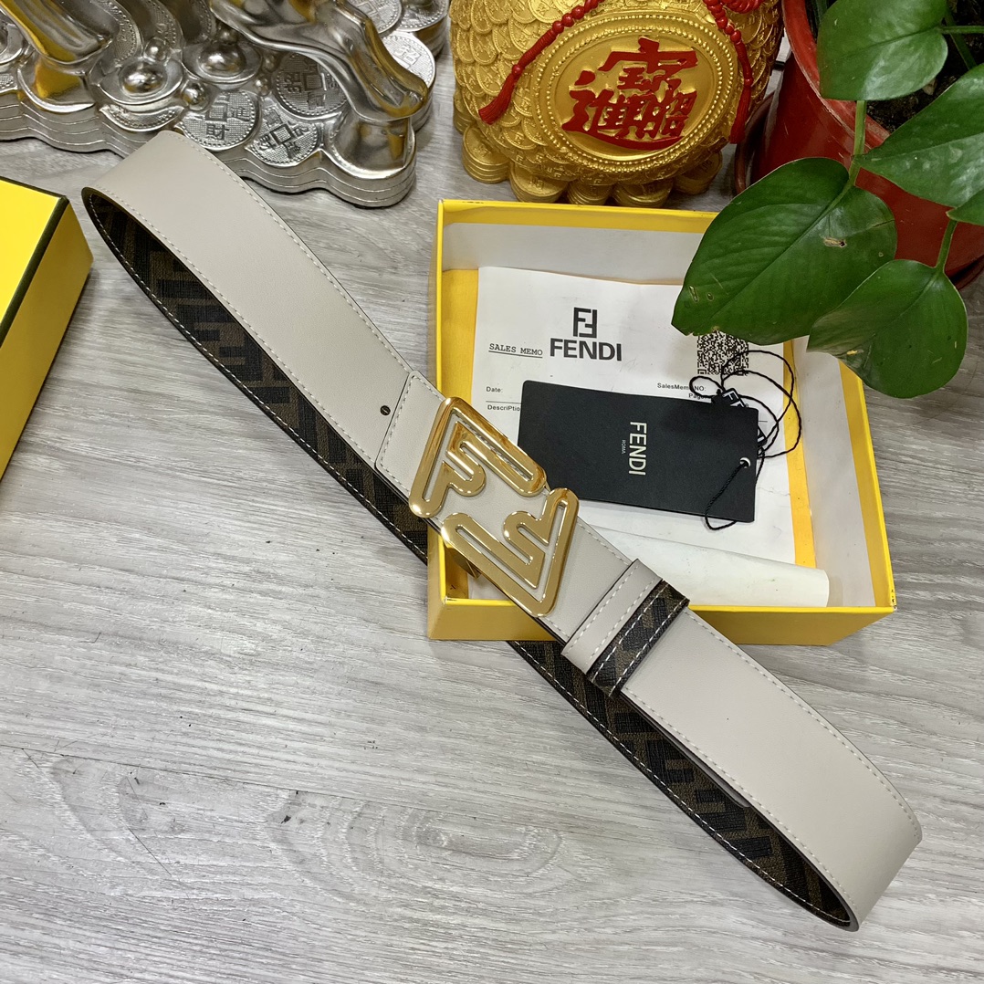 FENDI芬迪专柜同款宽4.0CM双