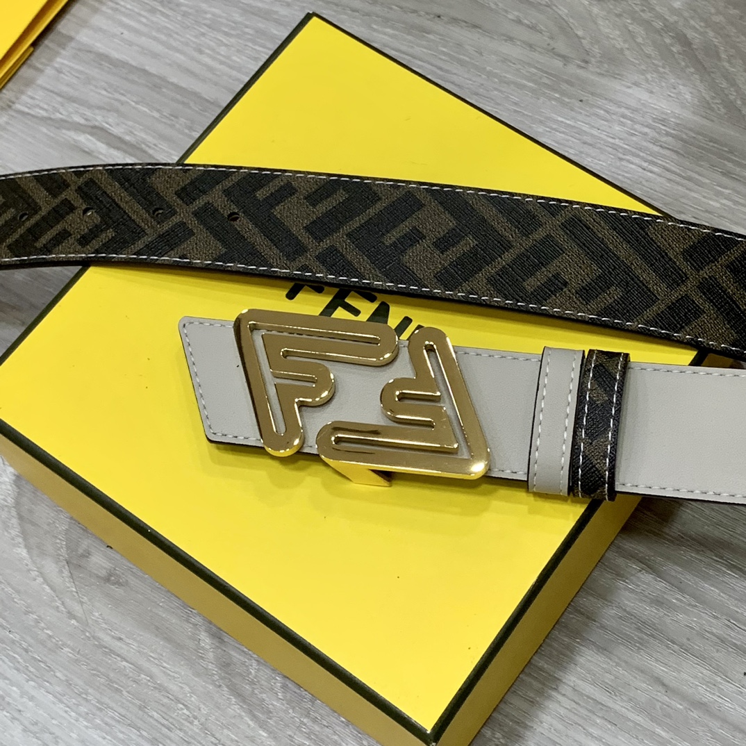 FENDI芬迪专柜同款宽4.0CM双