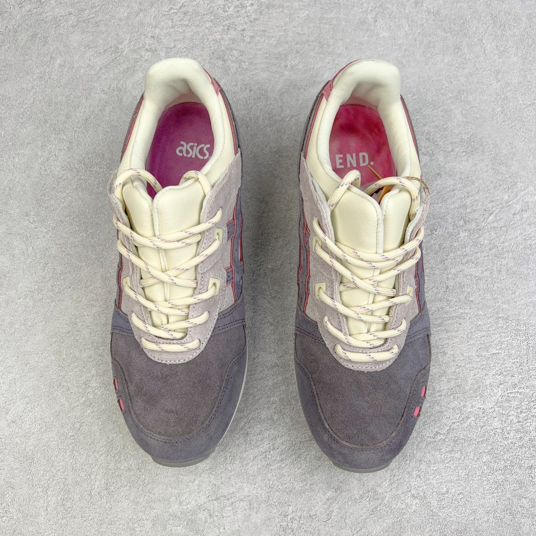 图片[2]-＃纯原福利 Asics Gel-Lyte III 亚瑟士3代系列低帮经典复古休闲运动跑步鞋 伴随着复古跑鞋的再度盛行，让不少运动品牌都将自家经典鞋款重新带回，ASICS 亚瑟士这两年受到众多球鞋爱好者追捧。近期，ASICS 亚瑟士以自己经典的 GEL-LYTE III OG 为蓝本推出了两双全新配色。第一双选择了灰色、藏蓝色和蒂芙尼蓝色拼接呈现，随之妆点一抹粉色，使整双鞋低调又不失细节。材质选择了大面积麂皮与网眼面料打造，保证了质感与透气性兼备。最后以略微泛黄的中底收尾，完善整体设计。另一双以深浅不同的卡其色打造鞋身，缀以淡紫色丰富鞋身细节，想必第一双会更加适合女生上脚。用料与上一双完全相同，提供了优秀的质感。尺码：36 37 37.5 38 39 39.5 40 40.5 41.5 42 42.5 43.5 44 45-选品中心