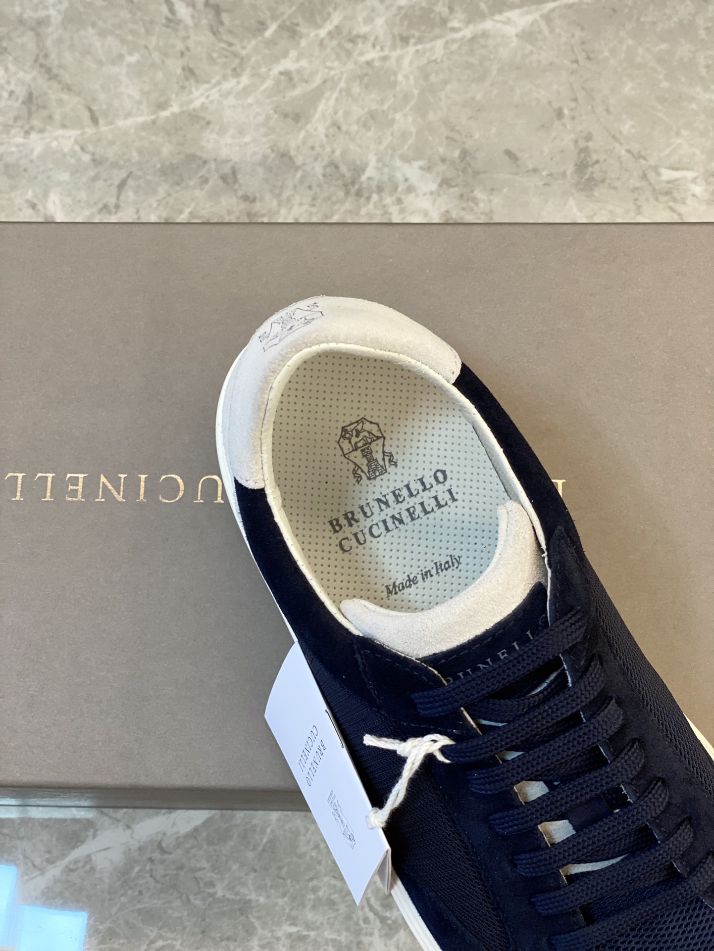 Brunello Cucinelli Primavera/Verano Nuevo Bloqueo de Color Tablero Deportivo Zapatos de Hombre ¡Este