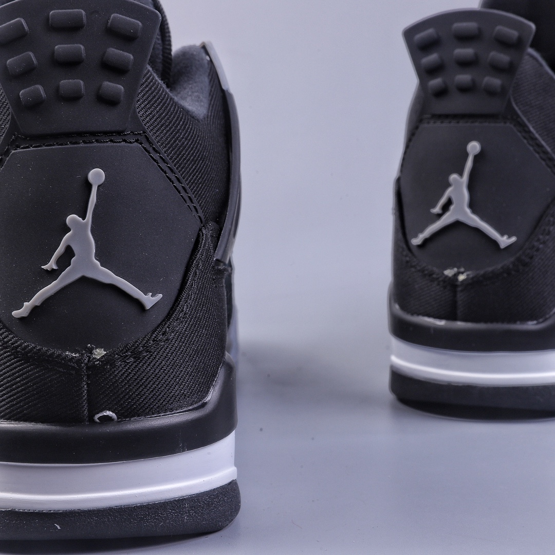 260 加强性价比Air Jordan 4 Retro ”Olive Canvas” AJ4 乔4黑灰牛仔 DH7138-006