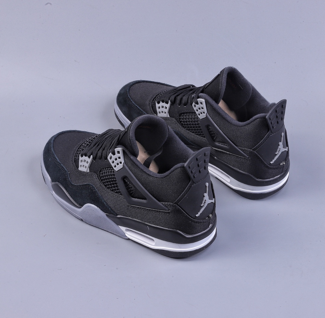 260 加强性价比Air Jordan 4 Retro ”Olive Canvas” AJ4 乔4黑灰牛仔 DH7138-006