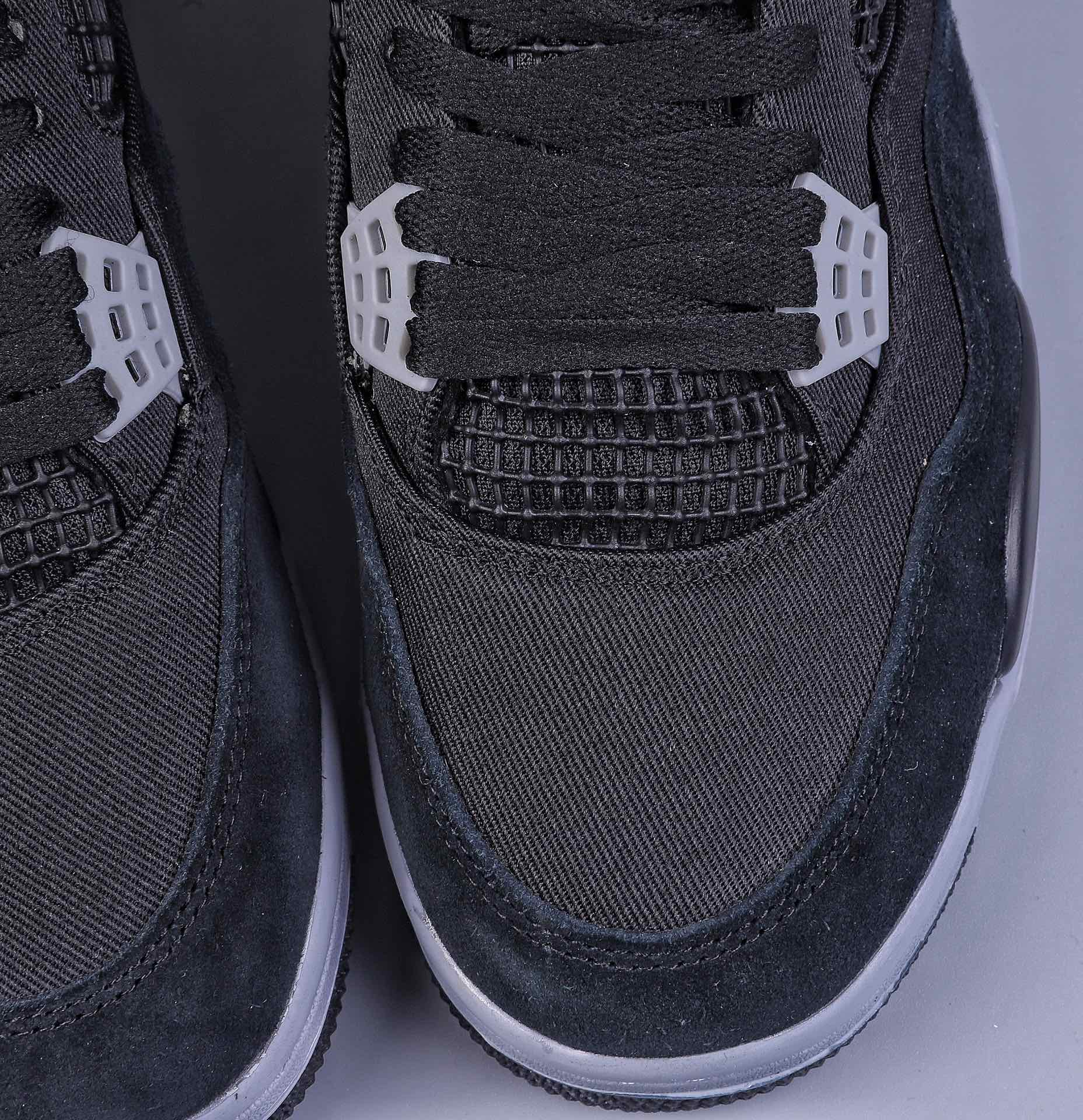260 加强性价比Air Jordan 4 Retro ”Olive Canvas” AJ4 乔4黑灰牛仔 DH7138-006