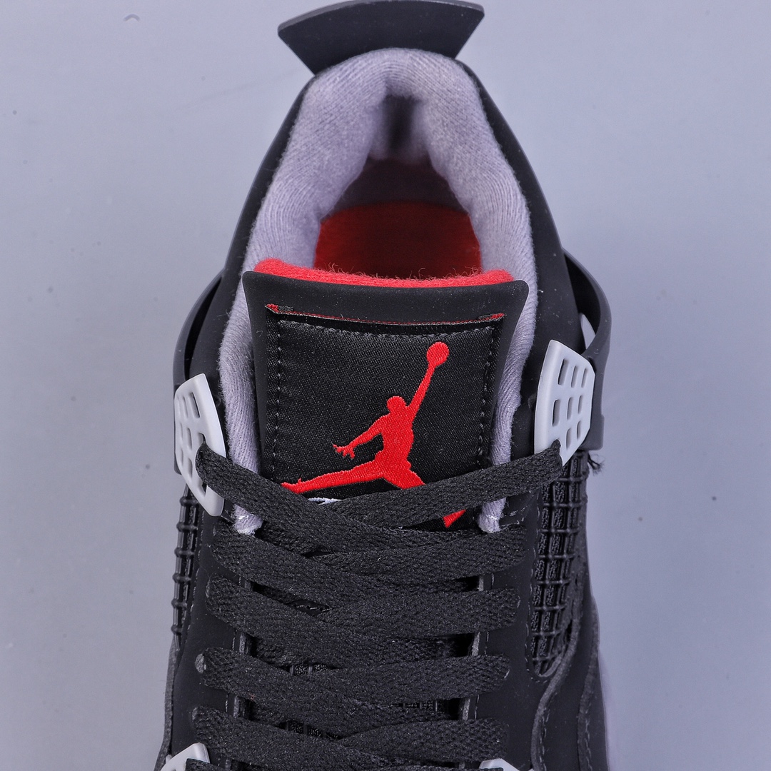 260 加强性价比Air Jordan 4 Retro “Bred” 新黑红复刻版  308497-060