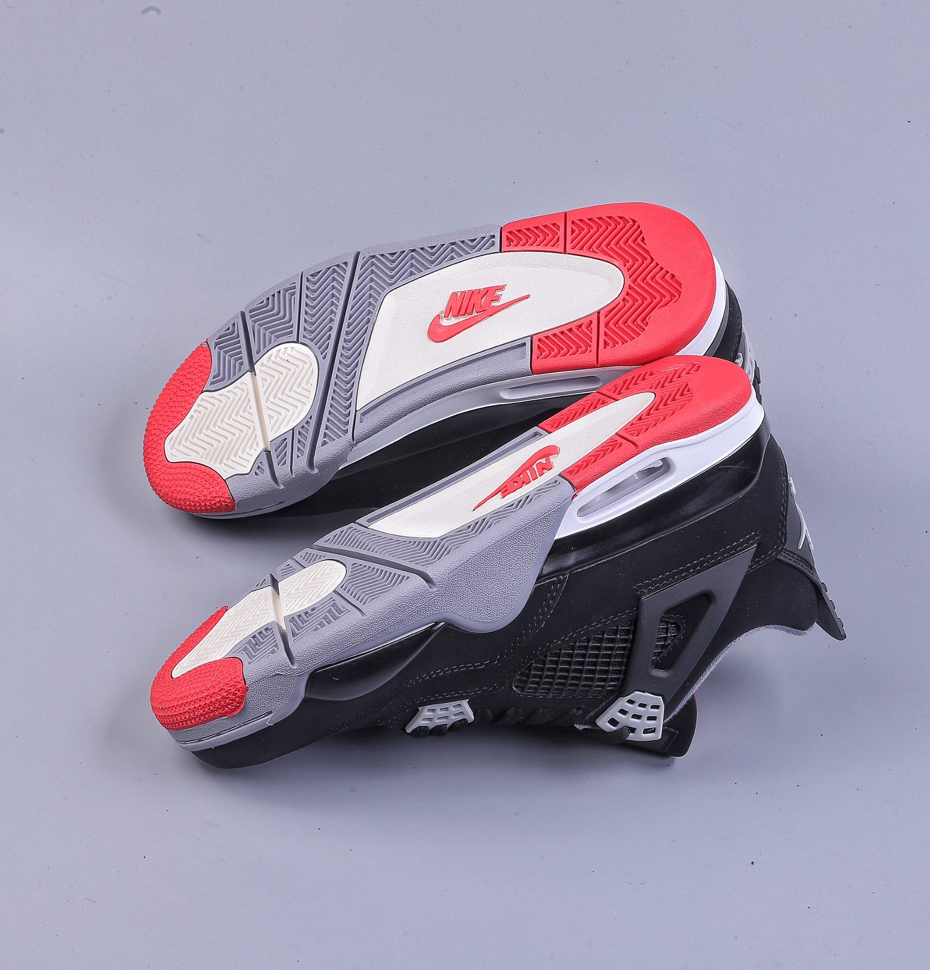 260 加强性价比Air Jordan 4 Retro “Bred” 新黑红复刻版  308497-060