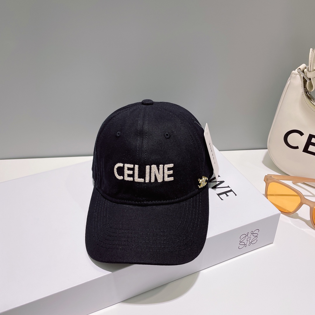 Celine Hats Baseball Cap Embroidery