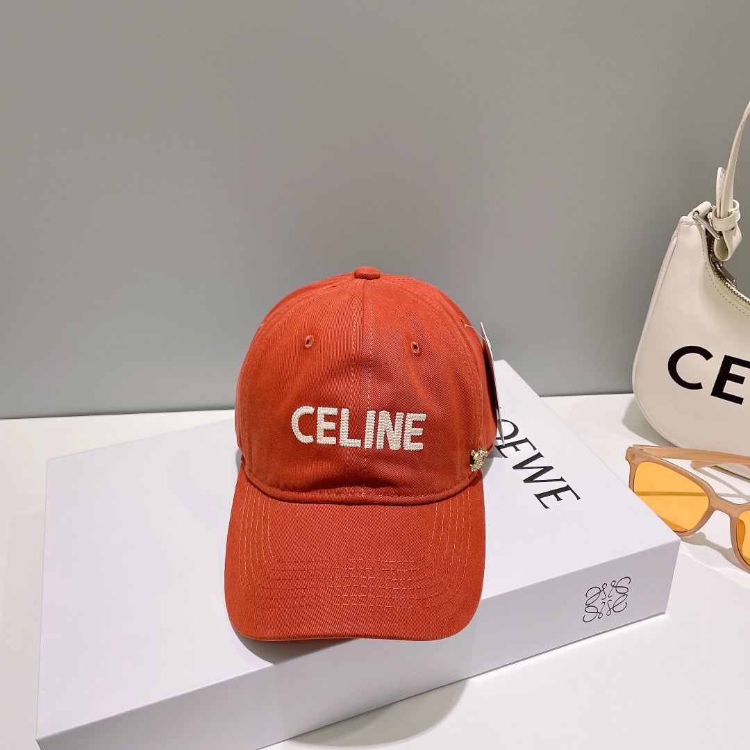 Most Desired Celine Knockoff Hats Baseball Cap Embroidery