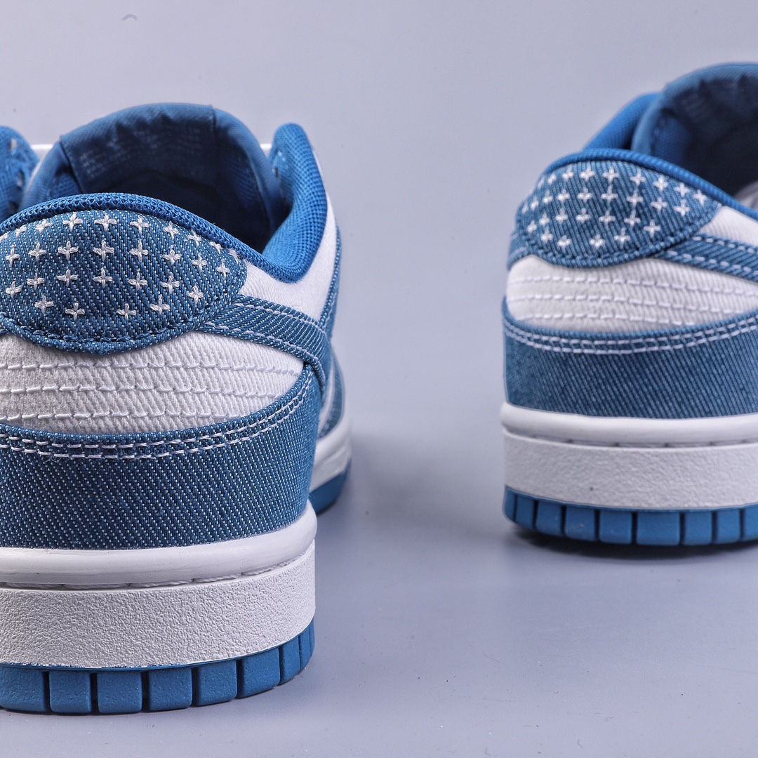 Z version of Nike Dunk Low SB white and blue sashimi embroidery DV0834-101