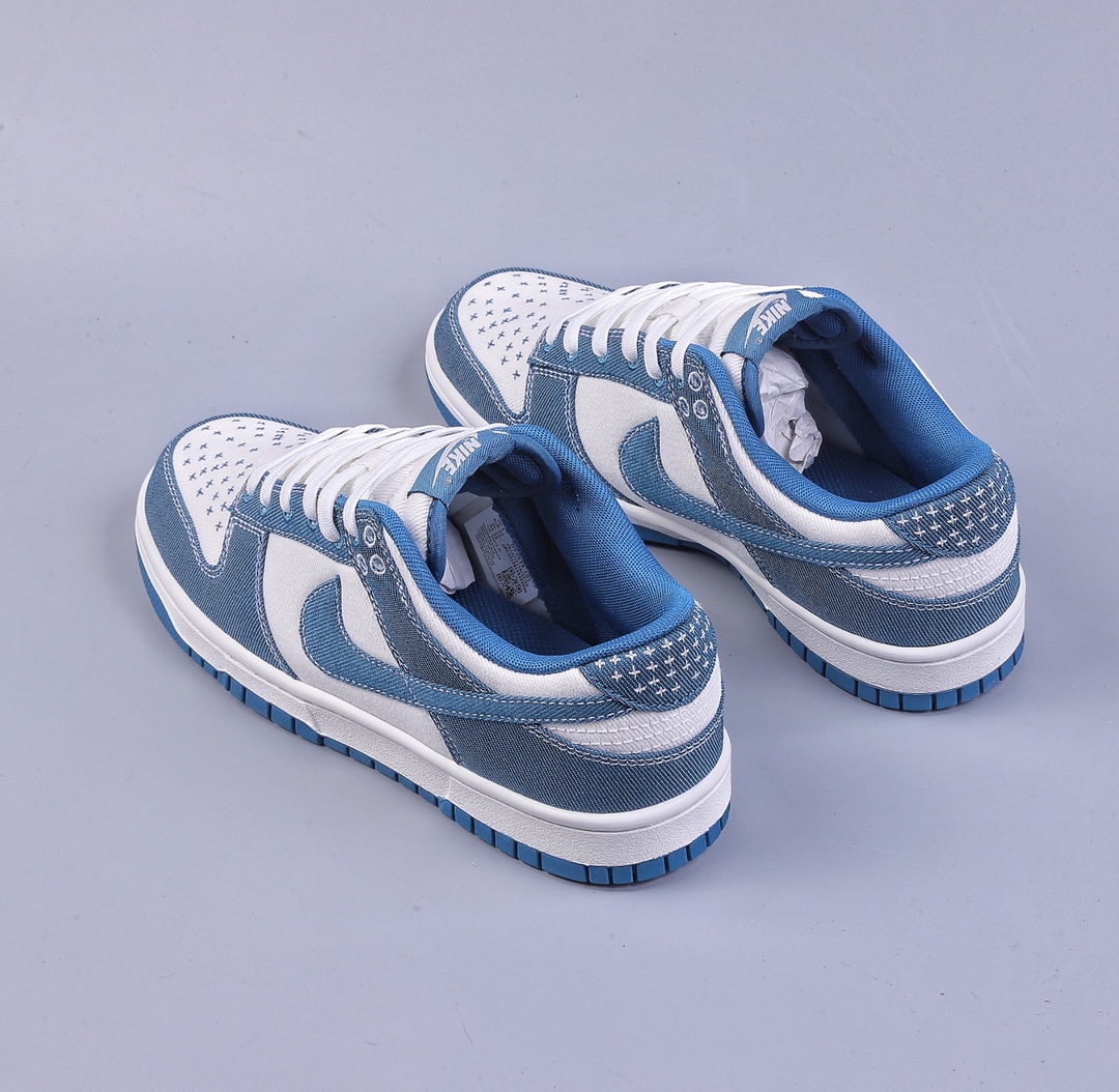 Z version of Nike Dunk Low SB white and blue sashimi embroidery DV0834-101