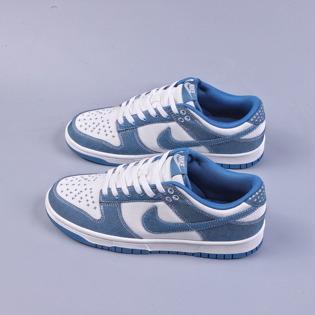 Z version of Nike Dunk Low SB white and blue sashimi embroidery DV0834-101