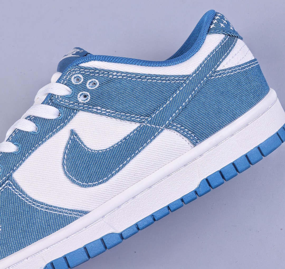 Z version of Nike Dunk Low SB white and blue sashimi embroidery DV0834-101