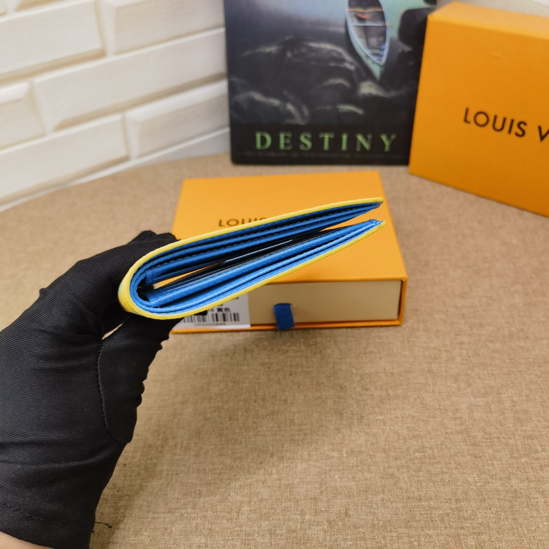 Classic Leather Bifold Wallet - Back View