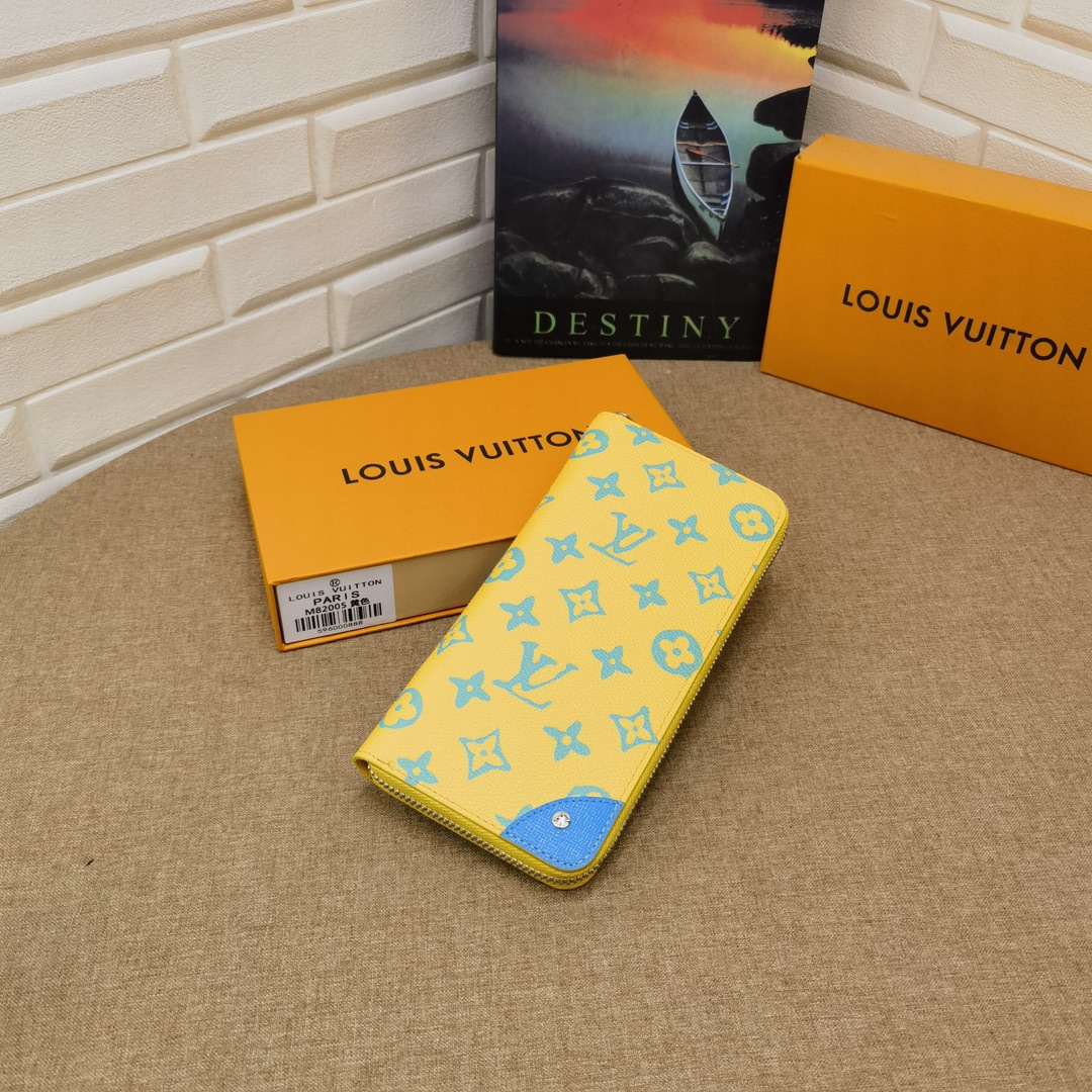 Leather bifold wallet open, interior showing card slots