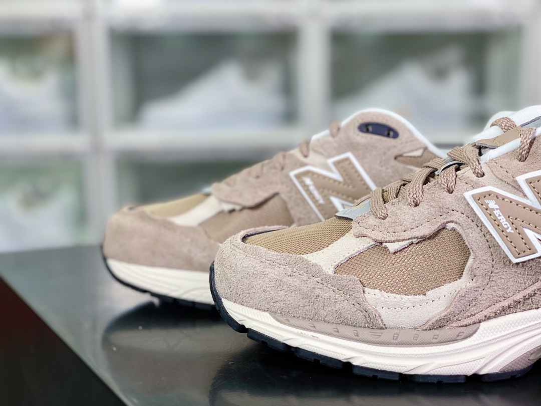 [NBNew Balance] ML2002 series retro dad style casual sports jogging shoes ”Desert Brown Distressed Rag” M2002RDJ