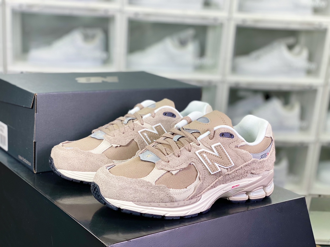 [NBNew Balance] ML2002 series retro dad style casual sports jogging shoes ”Desert Brown Distressed Rag” M2002RDJ