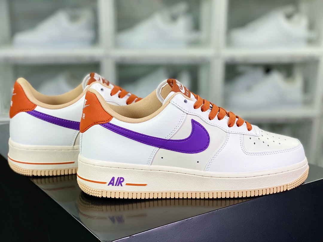 Air Force 1'07 Low ”White Beige/Orange Purple” Air Force 1 low top YY3188-102