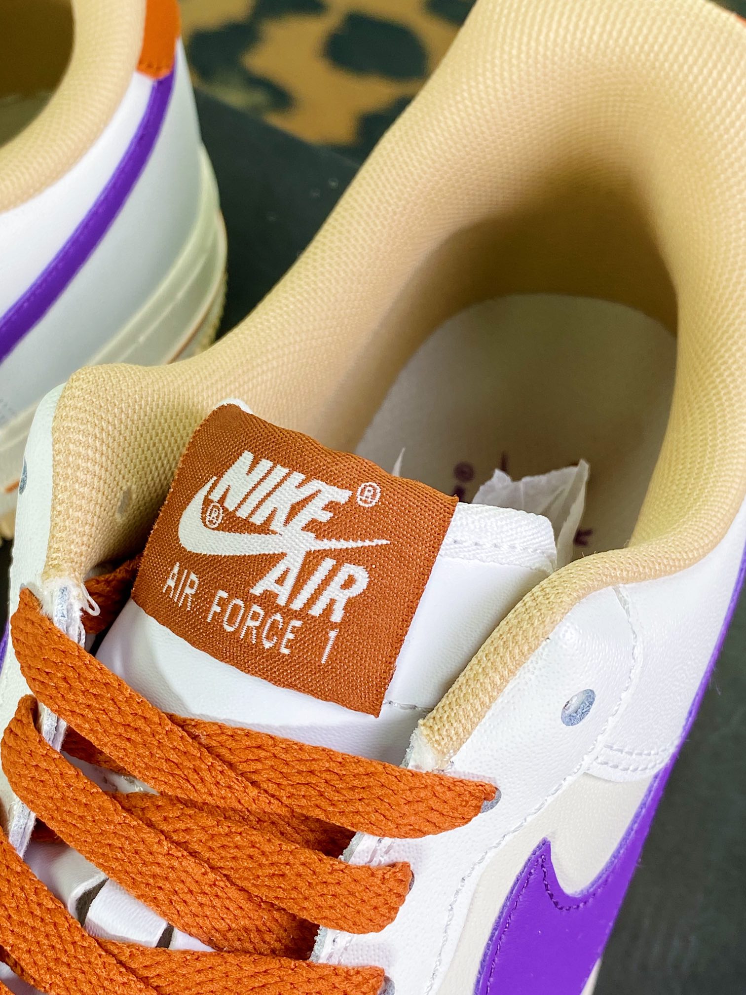 Air Force 1'07 Low ”White Beige/Orange Purple” Air Force 1 low top YY3188-102