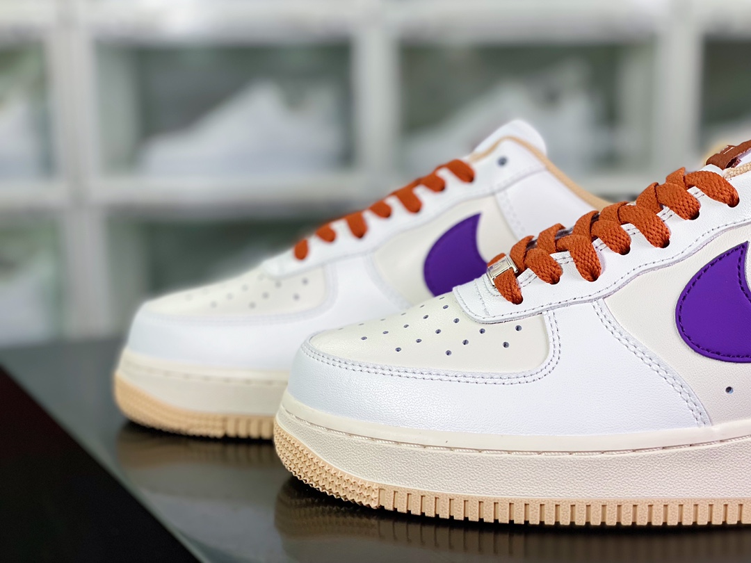 Air Force 1'07 Low ”White Beige/Orange Purple” Air Force 1 low top YY3188-102