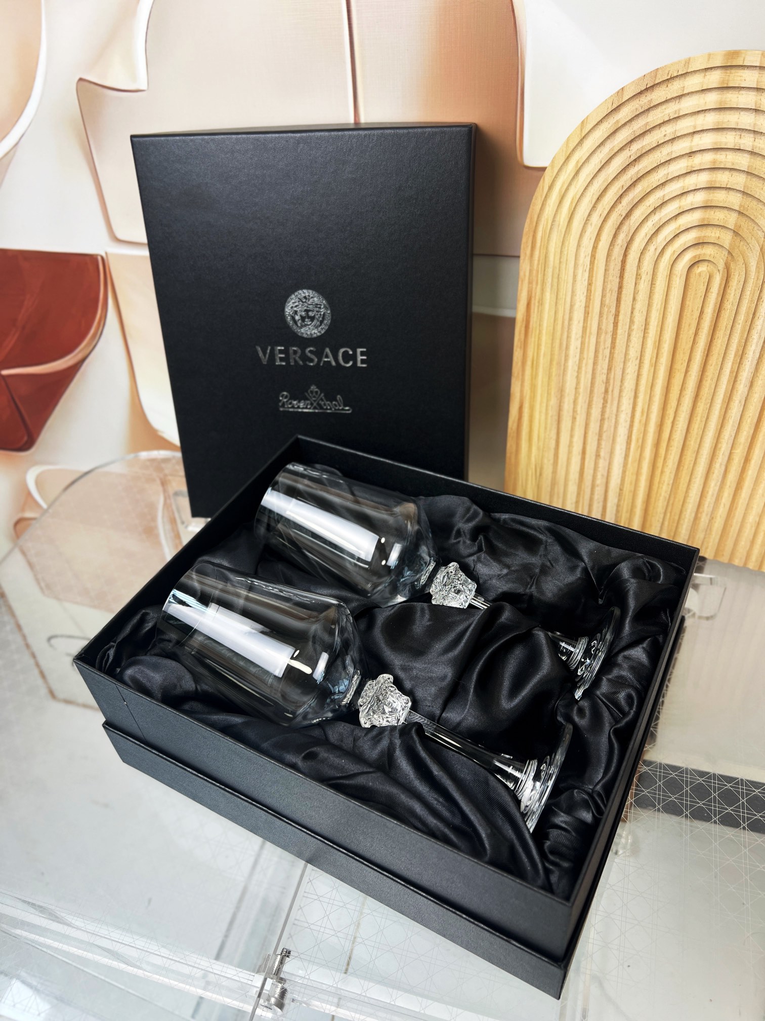 Versace glassware is distinguished by its defined design language - Lifestyle