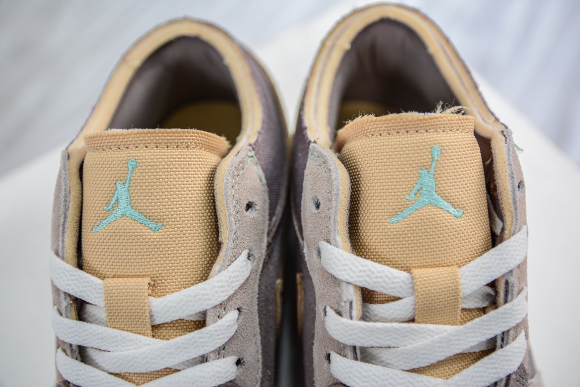 原装Air Jordan 1 Low 棕黄 AJ1乔1低帮休闲板鞋DN1635-200