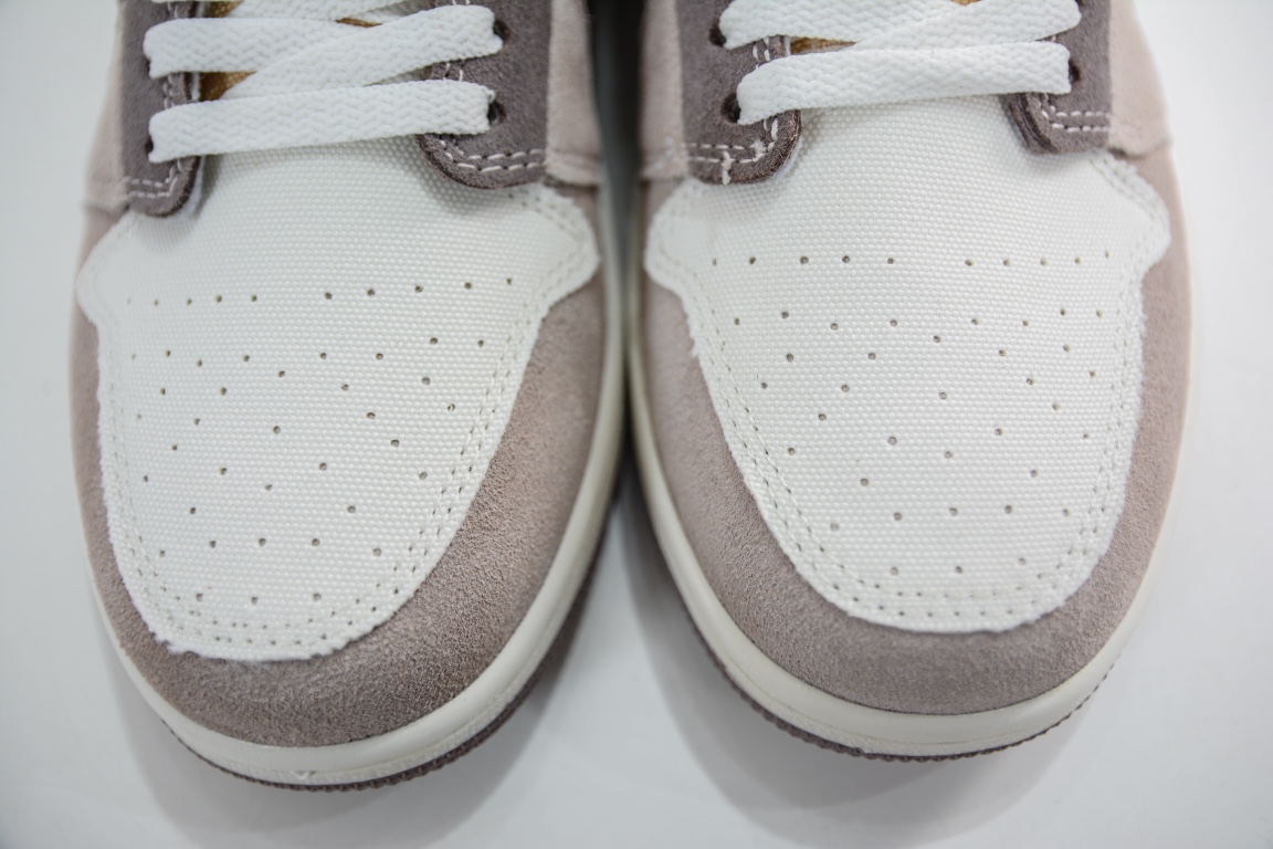 原装Air Jordan 1 Low 棕黄 AJ1乔1低帮休闲板鞋DN1635-200