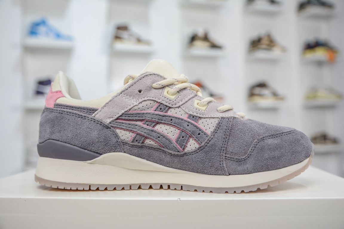 Asics Gel-Lyte III 3rd Generation Series Low-top Classic Retro Casual Sports Running Shoes ”Cement Light Gray” 1191A356-500