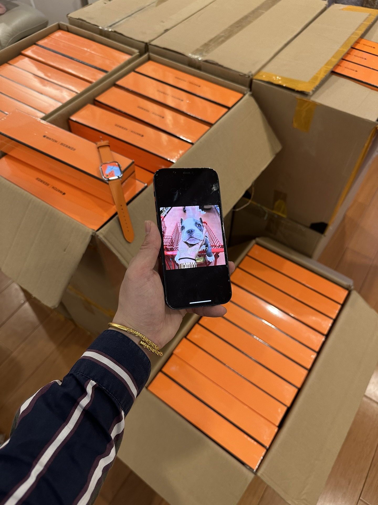 爱马仕联名苹果手表 现货到位 各位可以主推一波[呲牙]