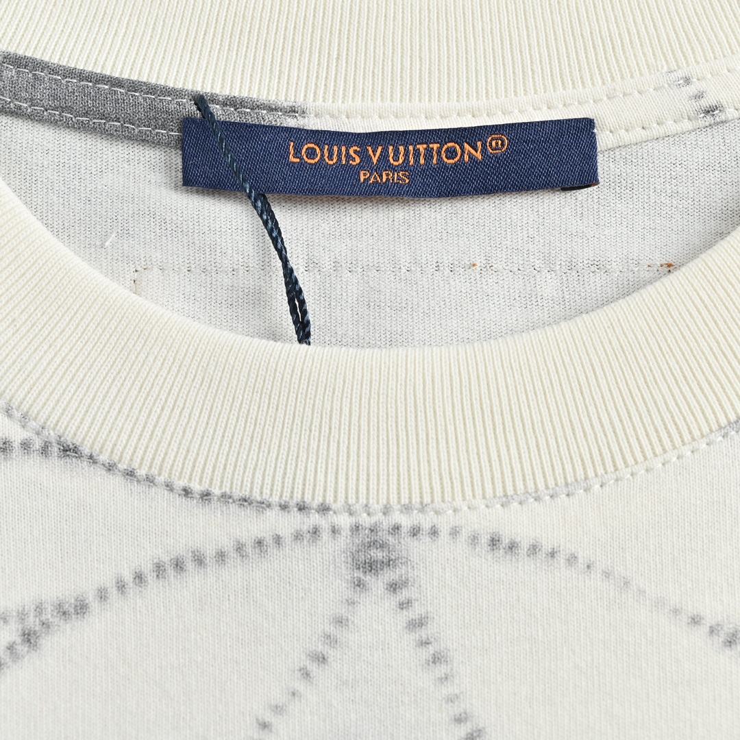 170 Louis Vuitton/路易威登 23ss 水墨扎染满印Logo短袖