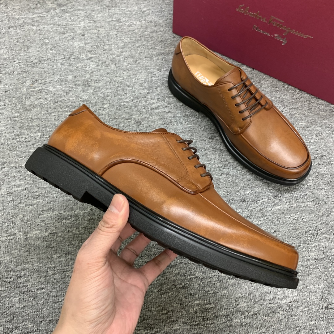 Ferragamo Style Leather Men's Shoes Men's Shoes Men's Shoes detail image 5 from source 783383
