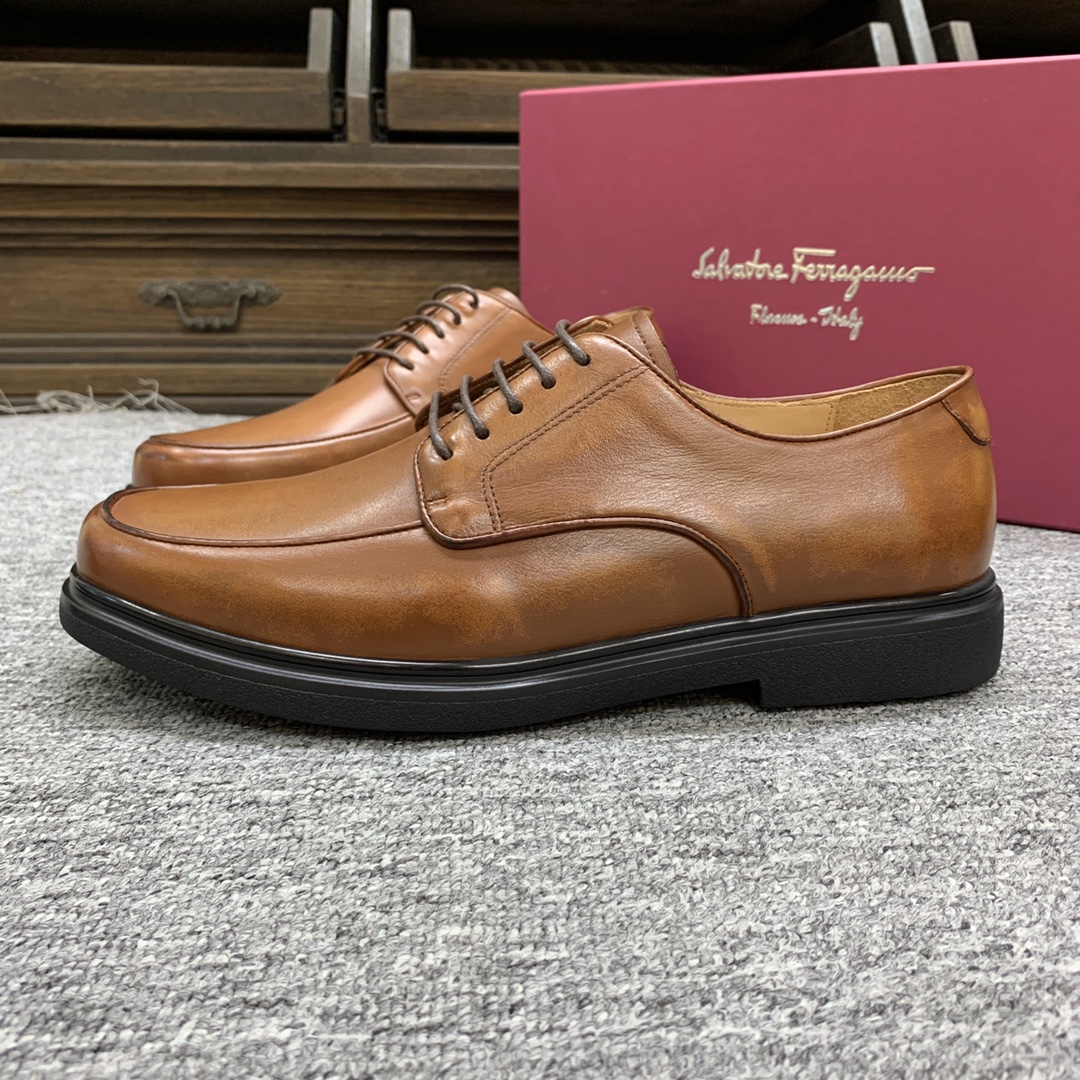 Ferragamo Style Leather Men's Shoes Men's Shoes Men's Shoes detail image 4 from source 783383
