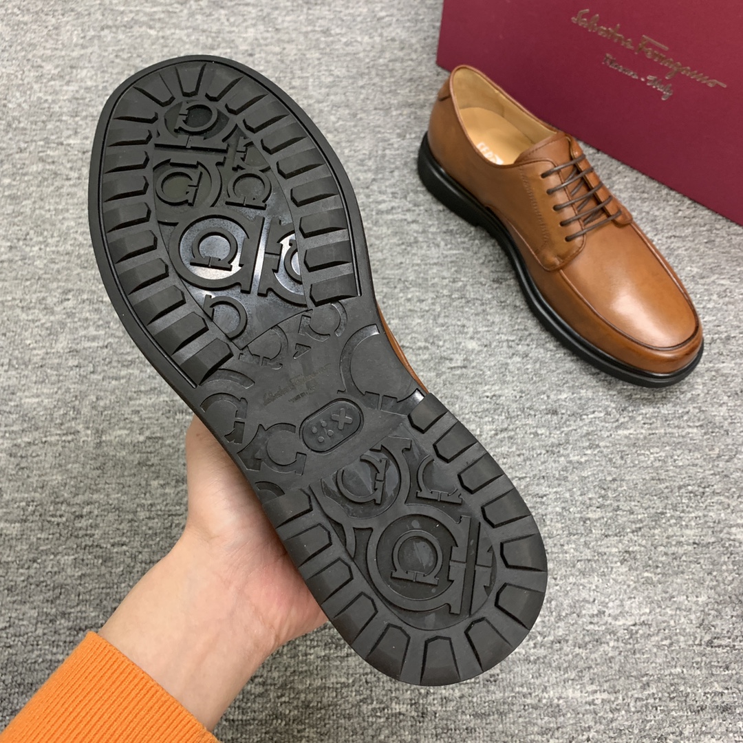 Ferragamo Style Leather Men's Shoes Men's Shoes Men's Shoes detail image 7 from source 783383