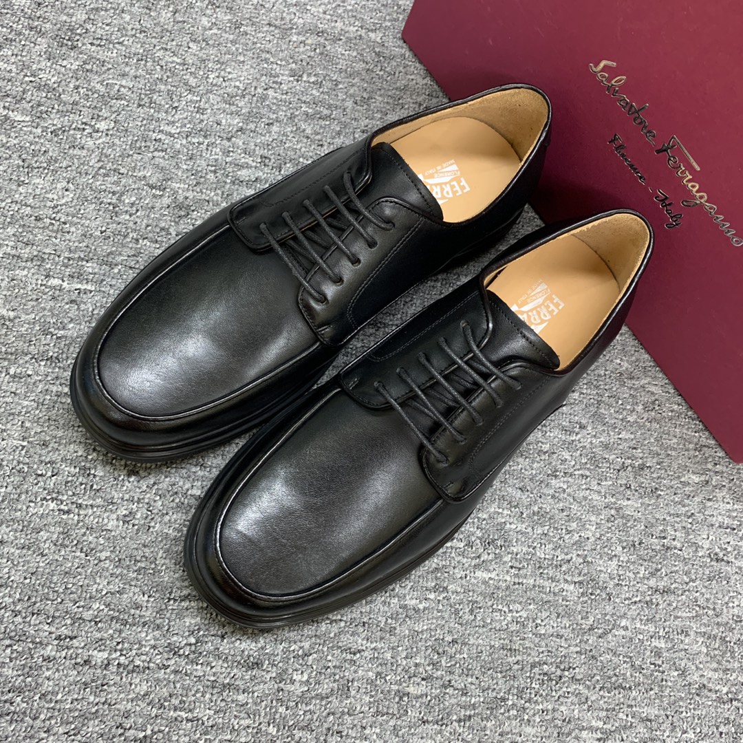 Ferragamo Style Leather Men's Shoes Men's Shoes Men's Shoes detail image 3 from source 783377