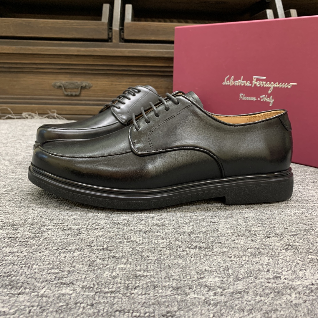 Ferragamo Style Leather Men's Shoes Men's Shoes Men's Shoes detail image 4 from source 783377