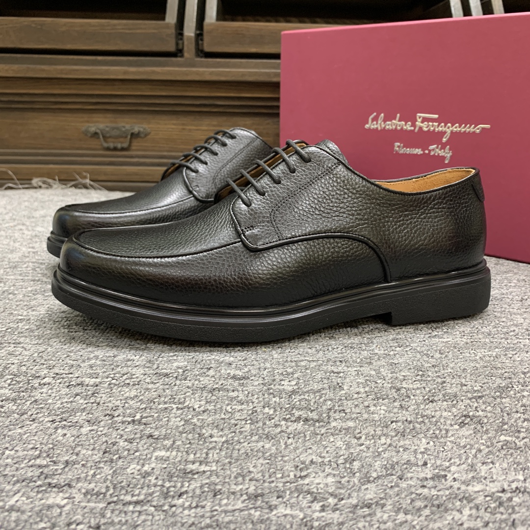 Ferragamo Style Leather Men's Shoes Men's Shoes Men's Shoes detail image 4 from source 783379