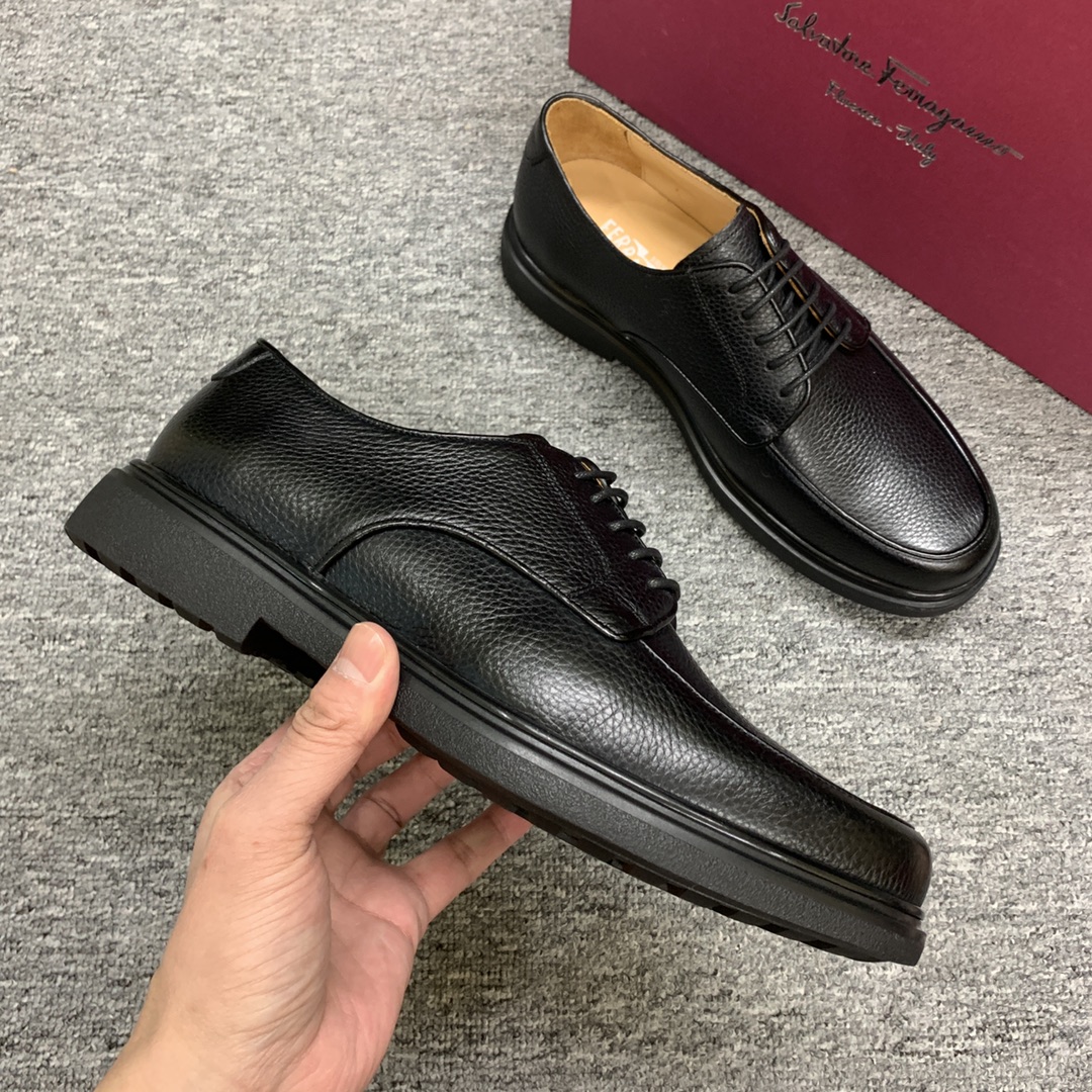 Ferragamo Style Leather Men's Shoes Men's Shoes Men's Shoes detail image 5 from source 783379