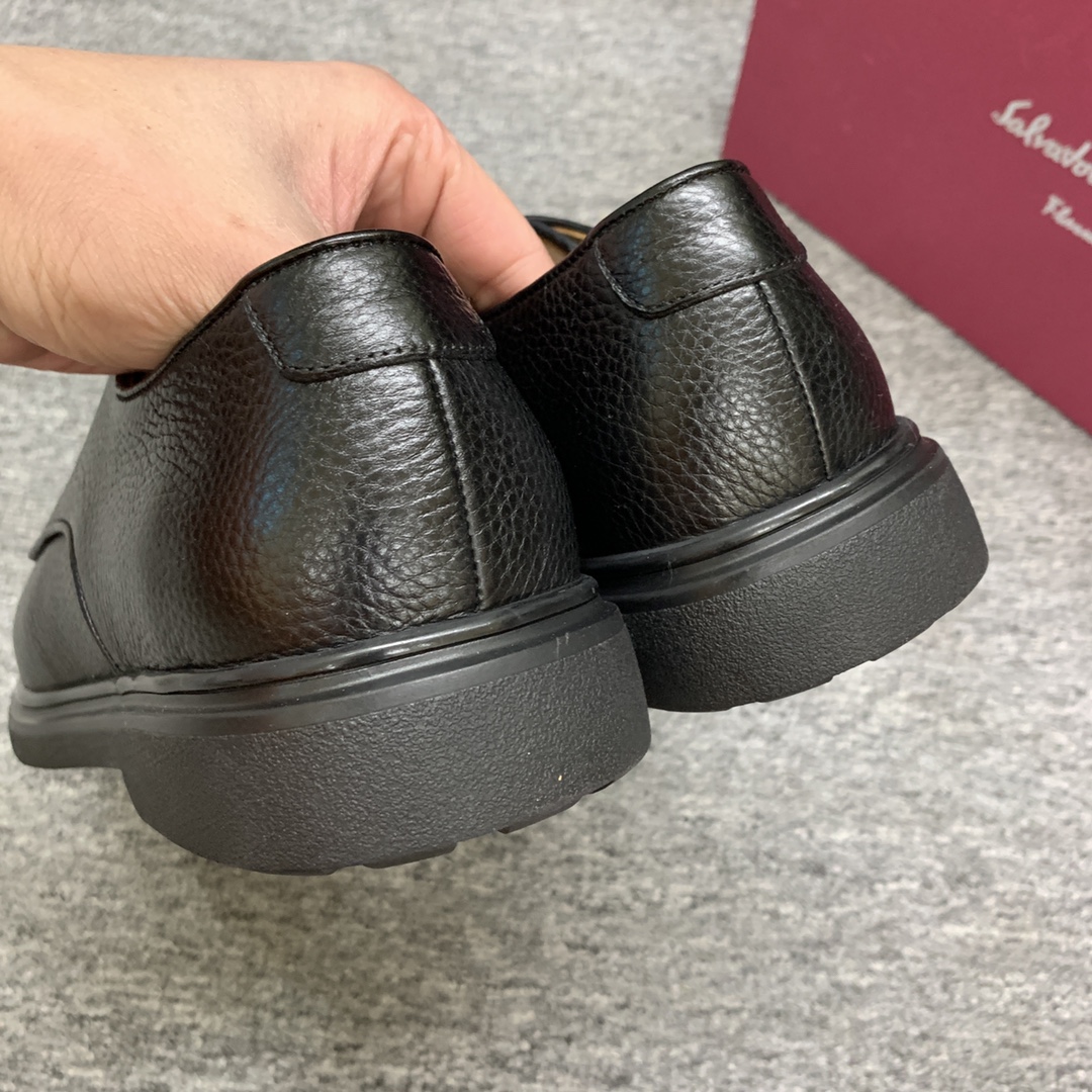 Ferragamo Style Leather Men's Shoes Men's Shoes Men's Shoes detail image 9 from source 783379