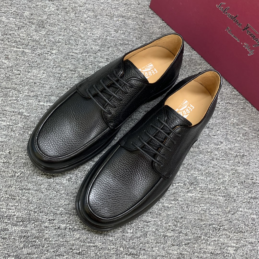 Ferragamo Style Leather Men's Shoes Men's Shoes Men's Shoes detail image 3 from source 783379