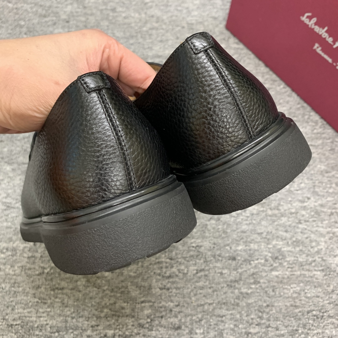 Ferragamo Style Leather Men's Shoes Men's Shoes Men's Shoes detail image 9 from source 783373