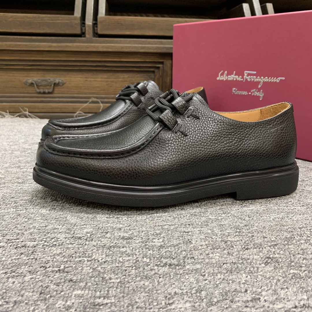 Ferragamo Style Leather Men's Shoes Men's Shoes Men's Shoes detail image 4 from source 783373