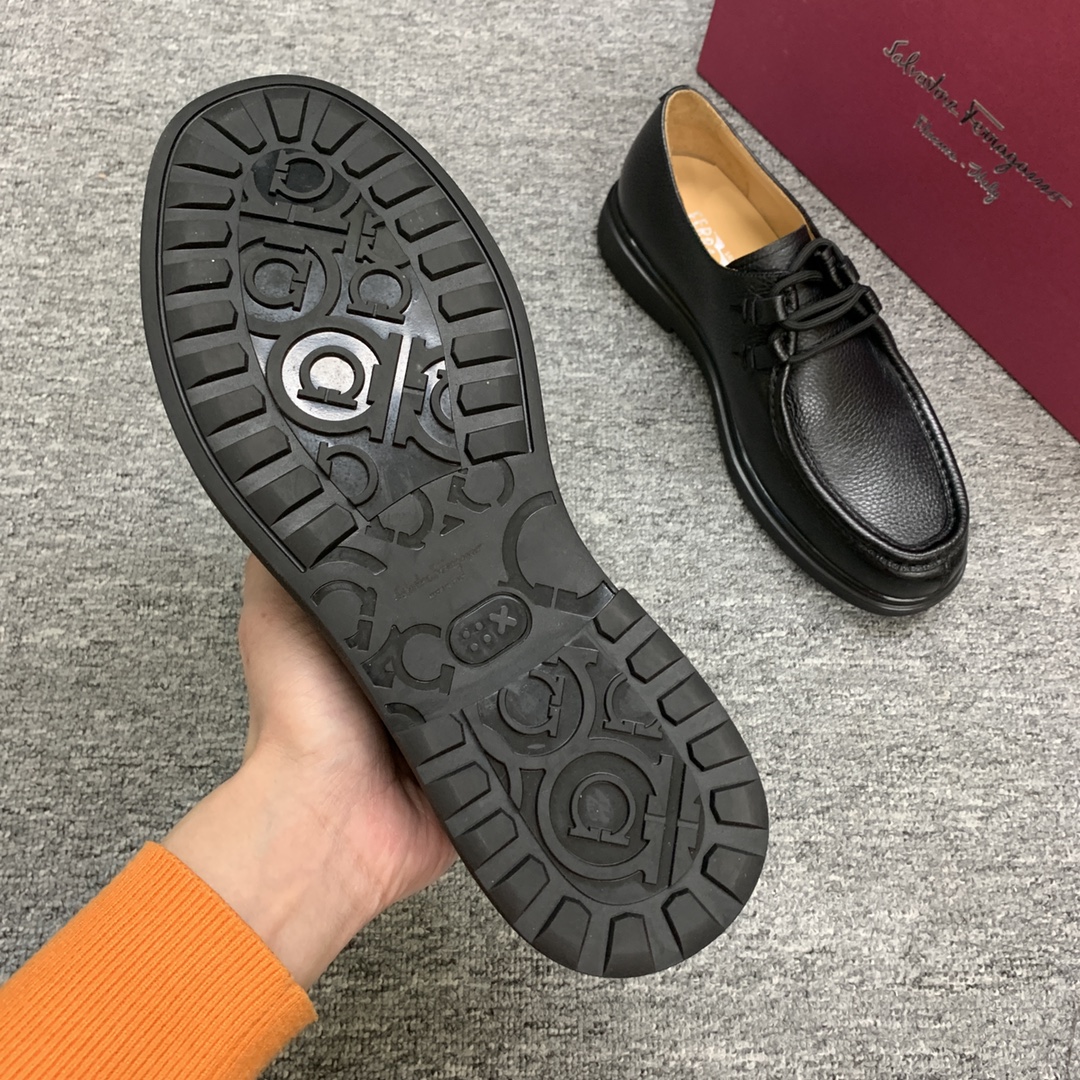 Ferragamo Style Leather Men's Shoes Men's Shoes Men's Shoes detail image 7 from source 783373