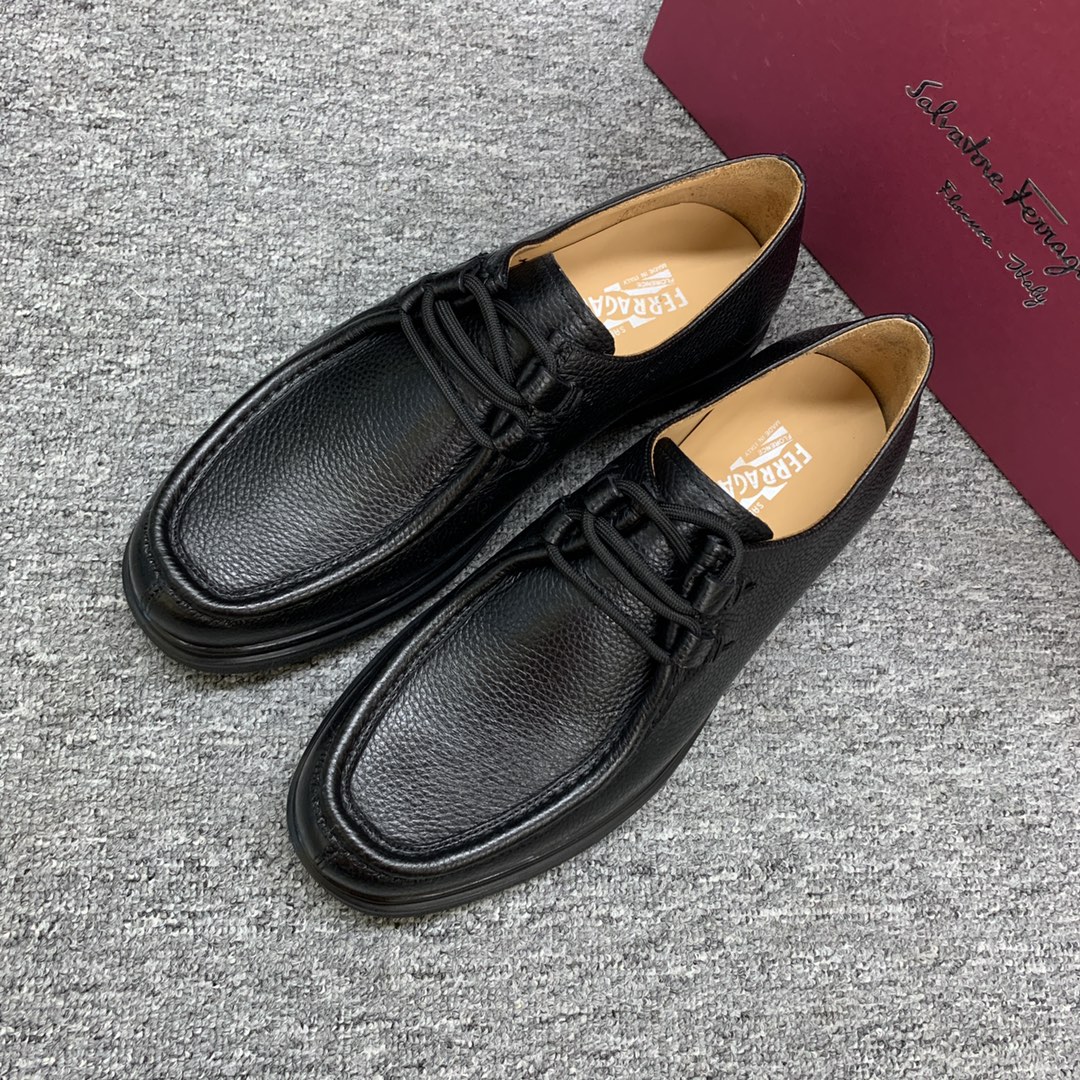 Ferragamo Style Leather Men's Shoes Men's Shoes Men's Shoes detail image 3 from source 783373