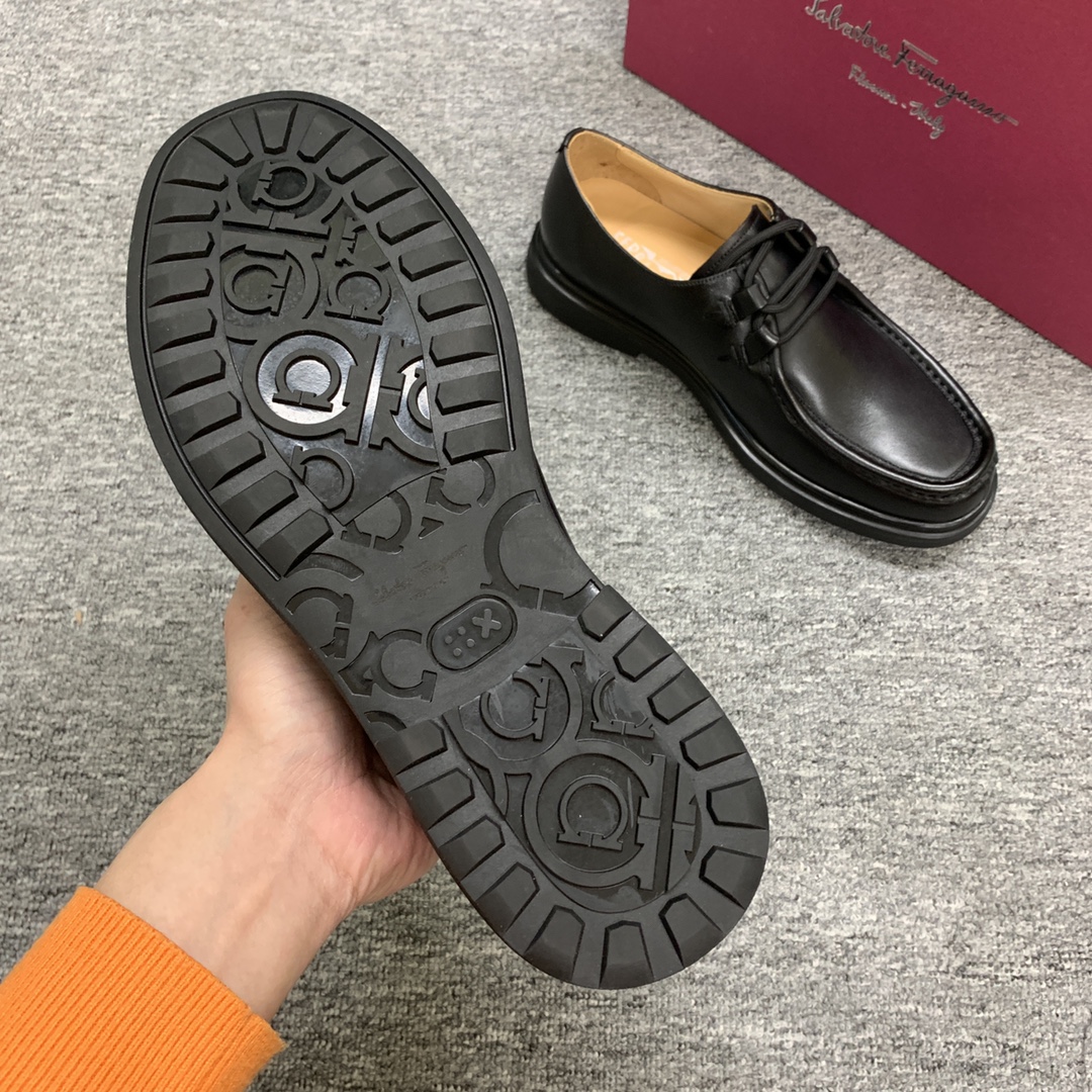 Ferragamo Style Leather Men's Shoes Men's Shoes Men's Shoes detail image 7 from source 783374