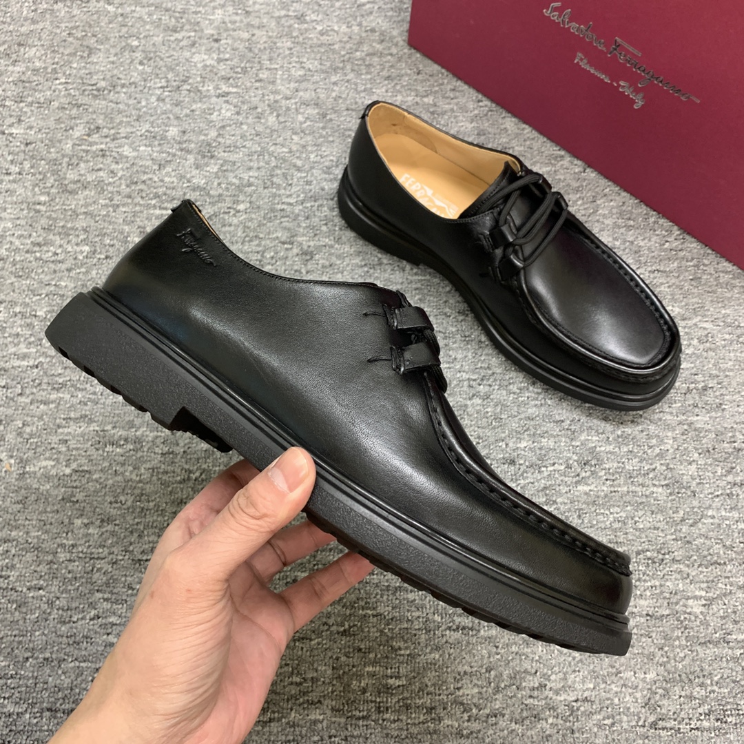 Ferragamo Style Leather Men's Shoes Men's Shoes Men's Shoes detail image 5 from source 783374