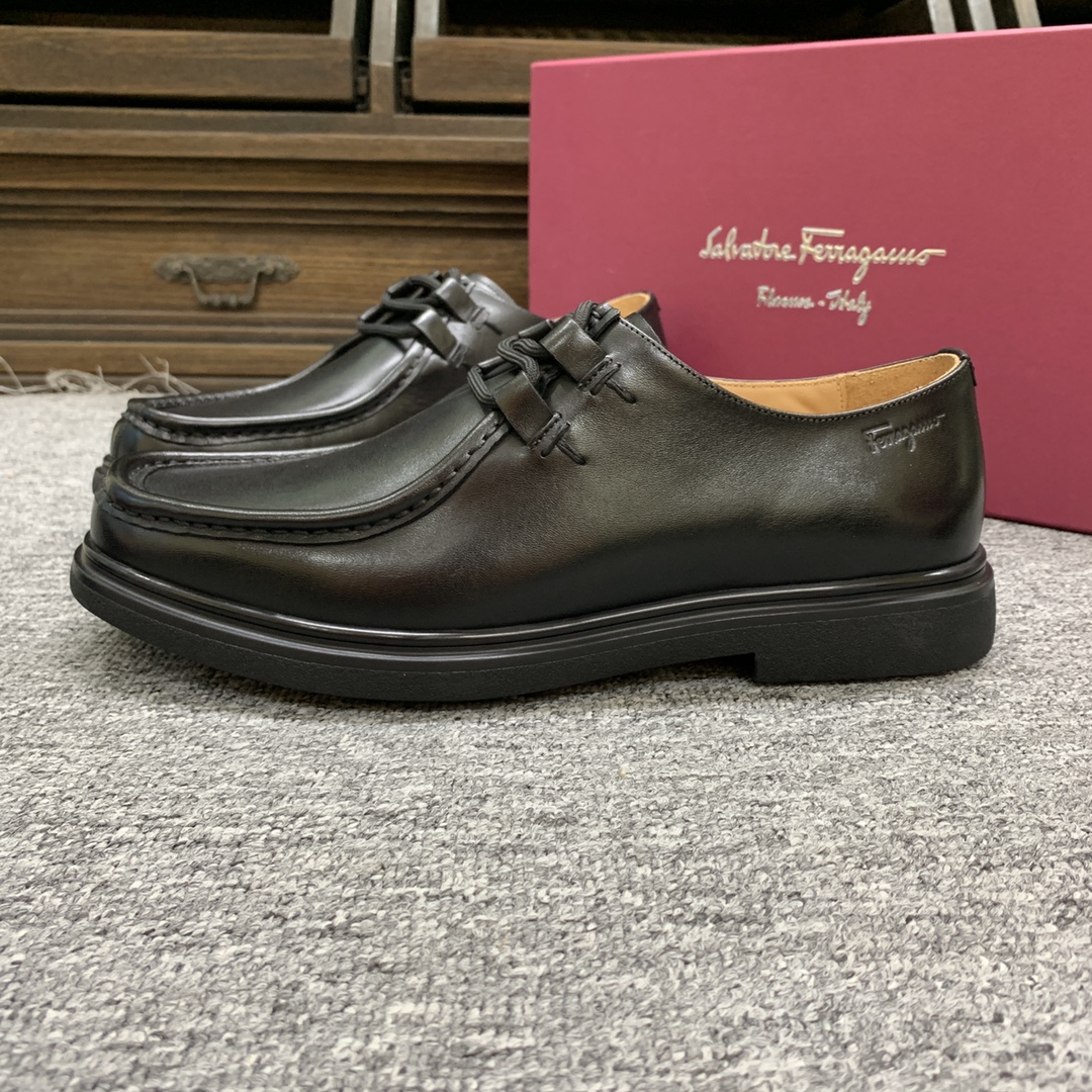 Ferragamo Style Leather Men's Shoes Men's Shoes Men's Shoes detail image 4 from source 783374