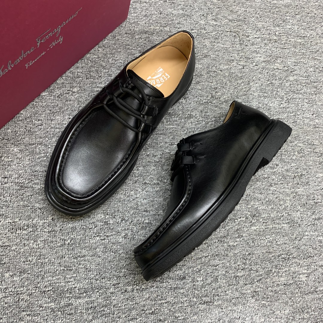 Ferragamo Style Leather Men's Shoes Men's Shoes Men's Shoes detail image 6 from source 783374
