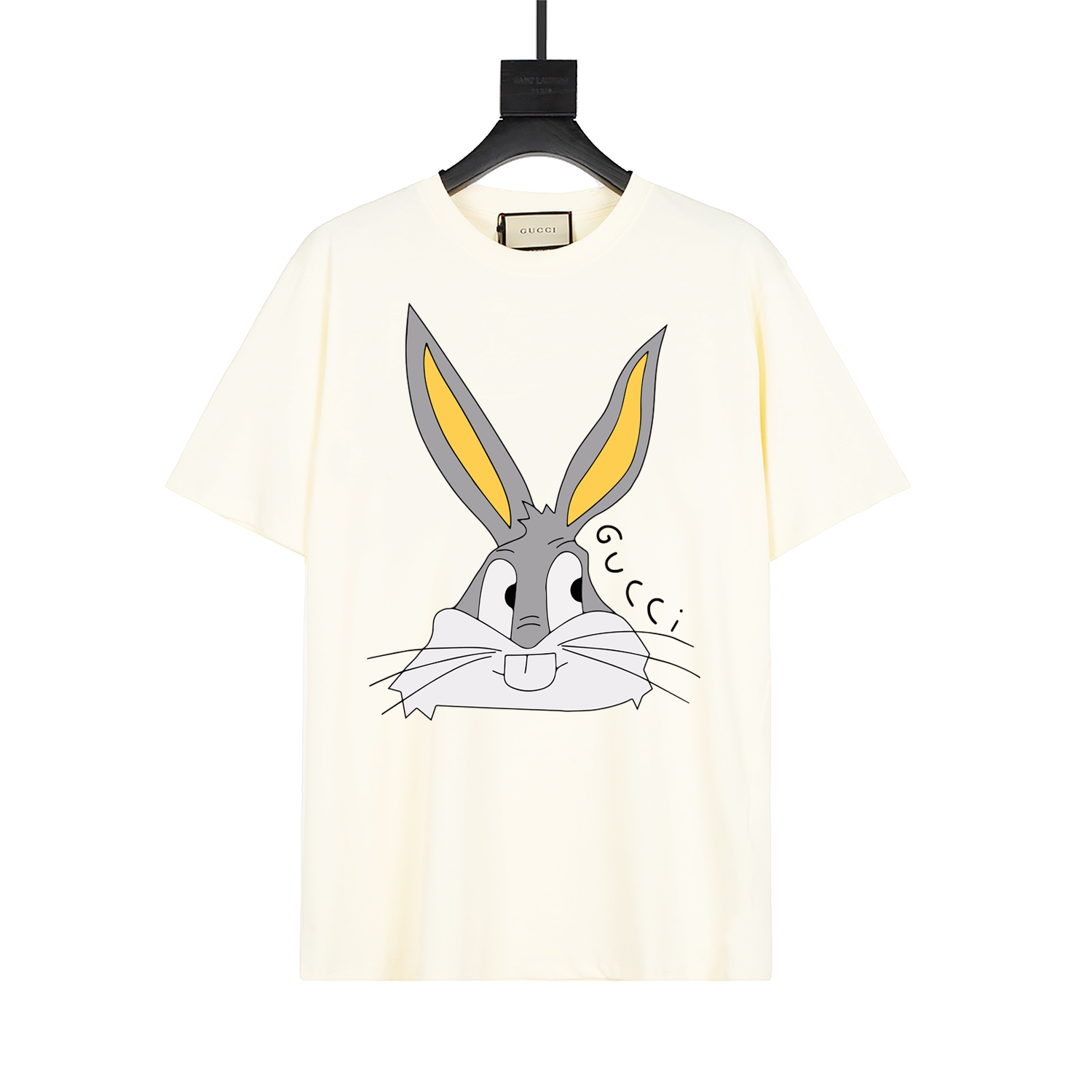 GUCCI 古驰 estampado digital de cabeza de conejo de orejas largas, edición limitada del año del conejo, inspirado en el e…