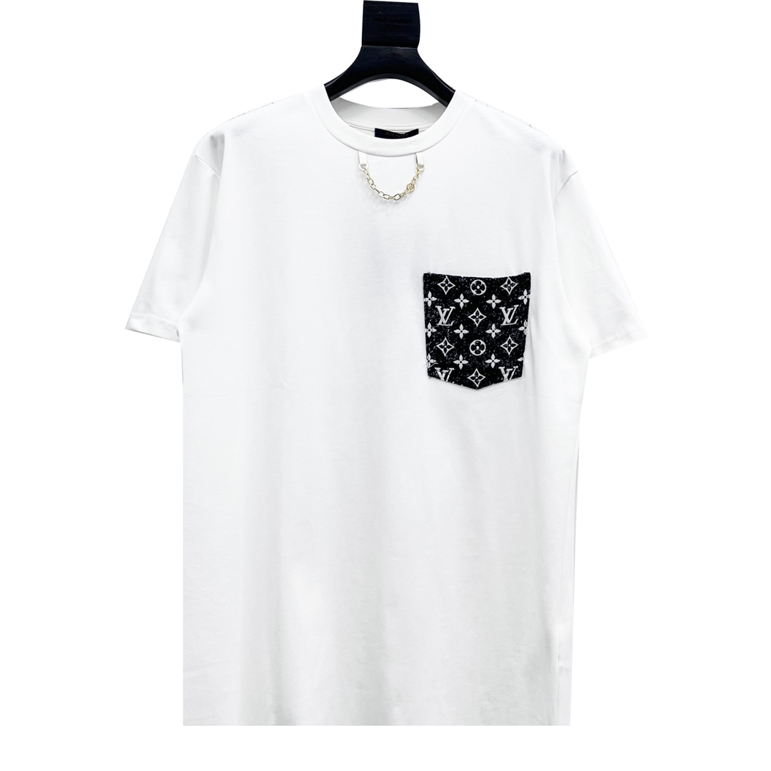 170 Louis Vuitton/路易威登 23ss 单宁牛仔口袋短袖