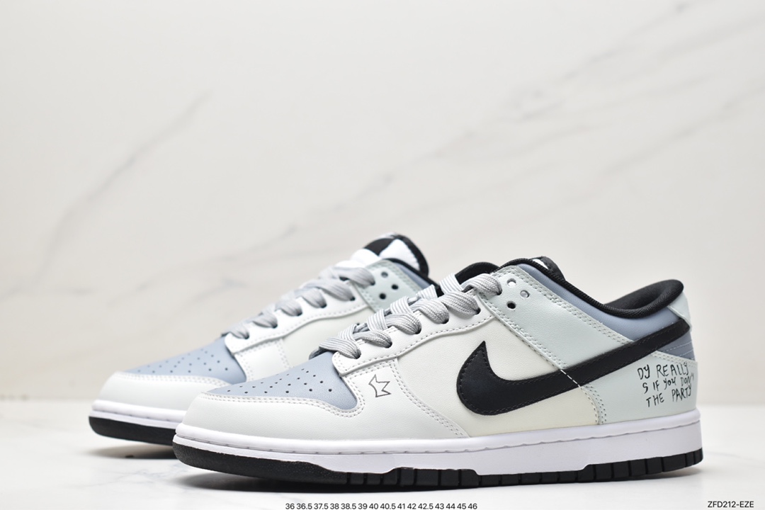 280 官方爆款ID定制 Nike SB Dunk Low 皇冠涂鸦DD3696-255
