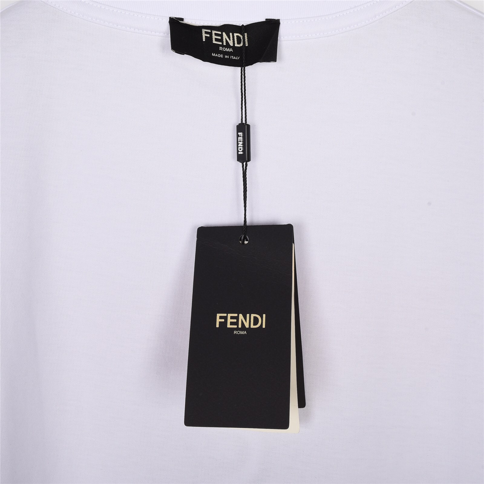 上新170 Fendi 芬迪23ss 红白字母 印花短袖